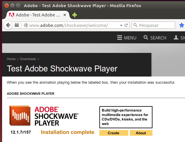 adobe shockwave player plug in