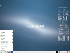 Conheça e experimente a distribuição leve SparkyLinux