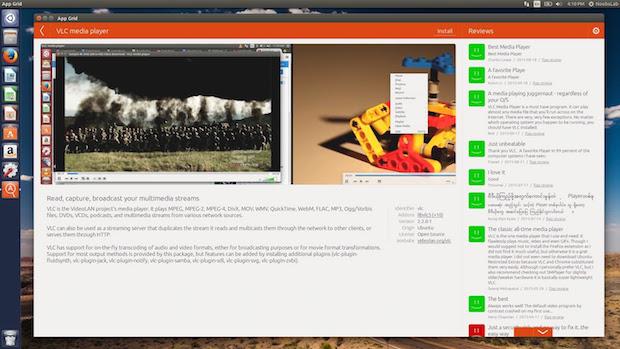 Alternativa a Central de programas do Ubuntu - Instale App Grid