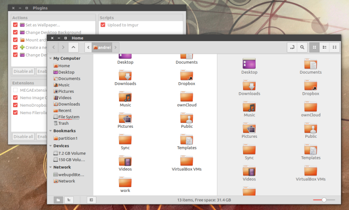 Como instalar o Nemo sem as dependências do Cinnamon no Ubuntu 17.04 e 16.04