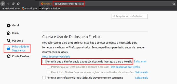 Mozilla excluirá todos os dados de uso coletados pelo Firefox