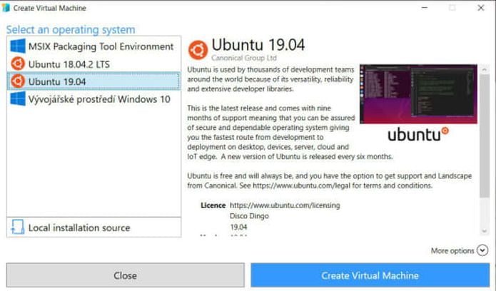 Ubuntu 19.04 já está disponível na Galeria Hyper-V da Microsoft