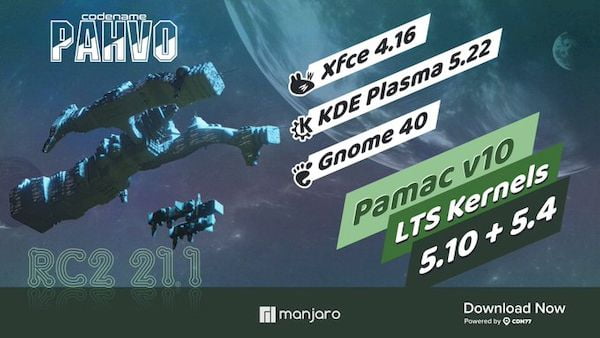Manjaro 2021-07-23 lançado com Nvidia 470.57.02, Pipewire 0.3.32 e mais