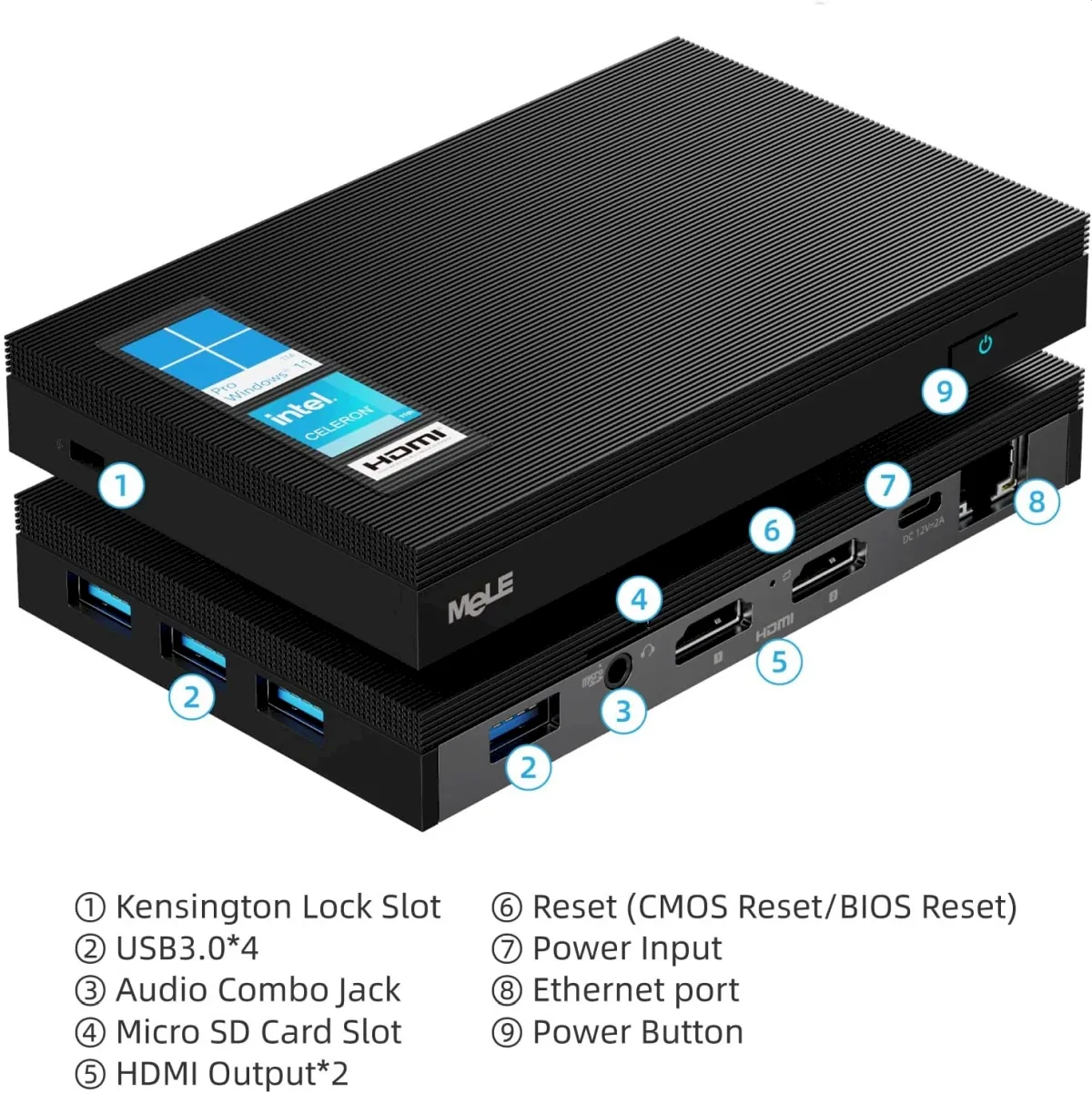 Mele Quieter3Q, um mini PC fanless com Intel Celeron N5105 Jasper Lake