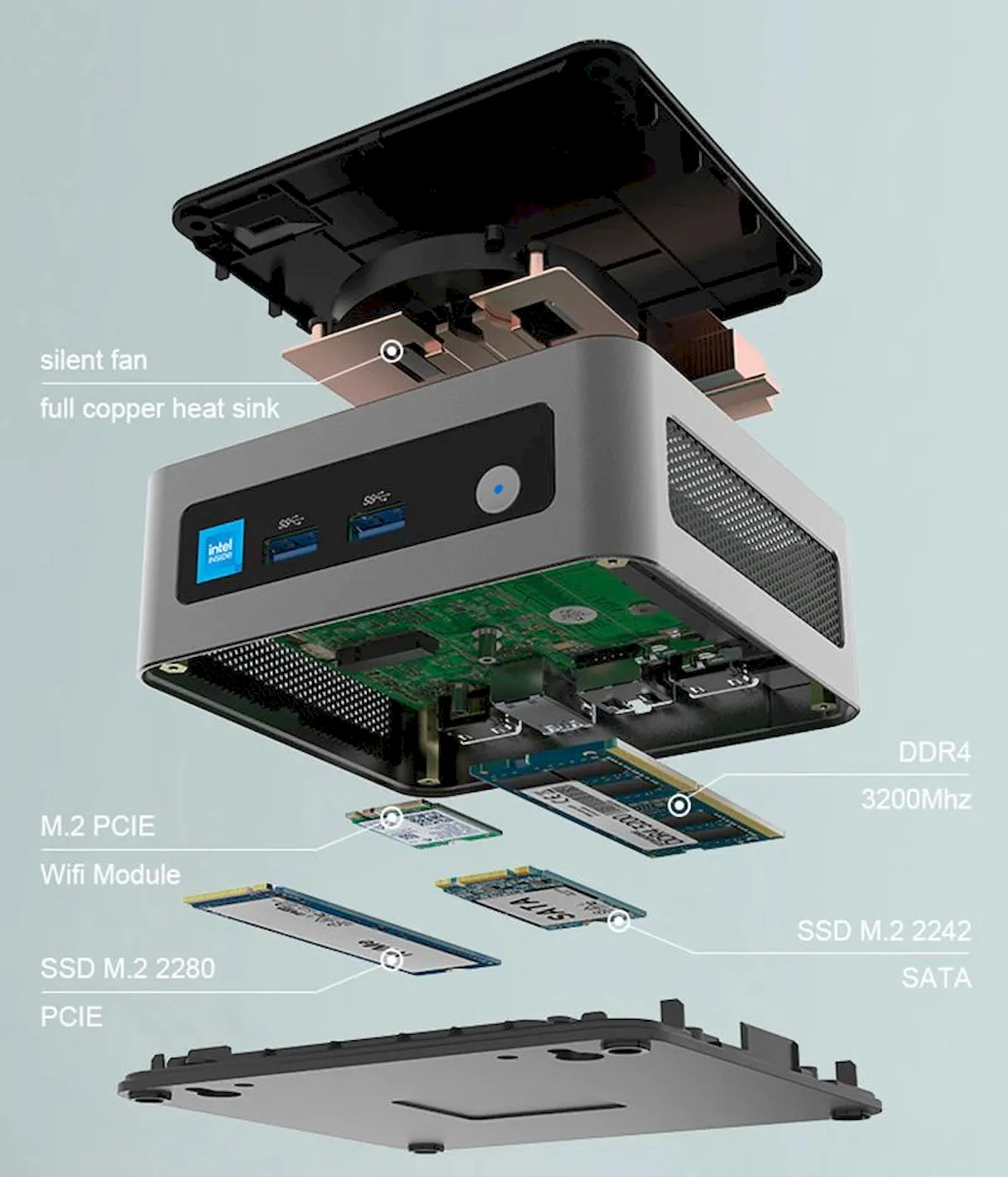 Morefine M9, um mini PC com processador Intel N100