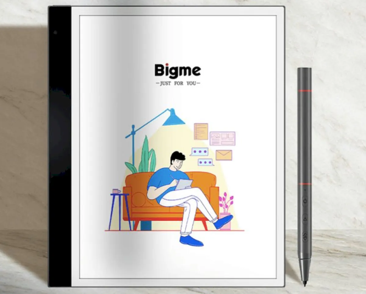 Bigme inkNote Color+, um tablet com tela E Ink Kaleido 3