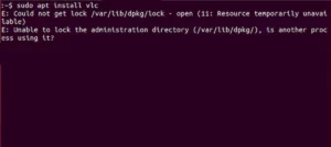 Como corrigir o erro "Could not get lock /var/lib/dpkg/lock"