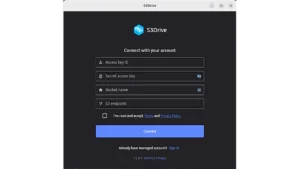 Como instalar o cliente S3 S3Drive no Linux via Flatpak