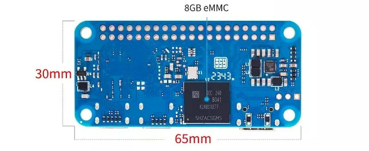 Banana Pi BPI-M4 Zero, um clone do RPi Zero com Allwinner H618