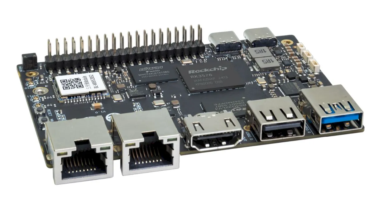 Banana Pi BPI-M5 Pro, um PC de placa única com chip RK3576