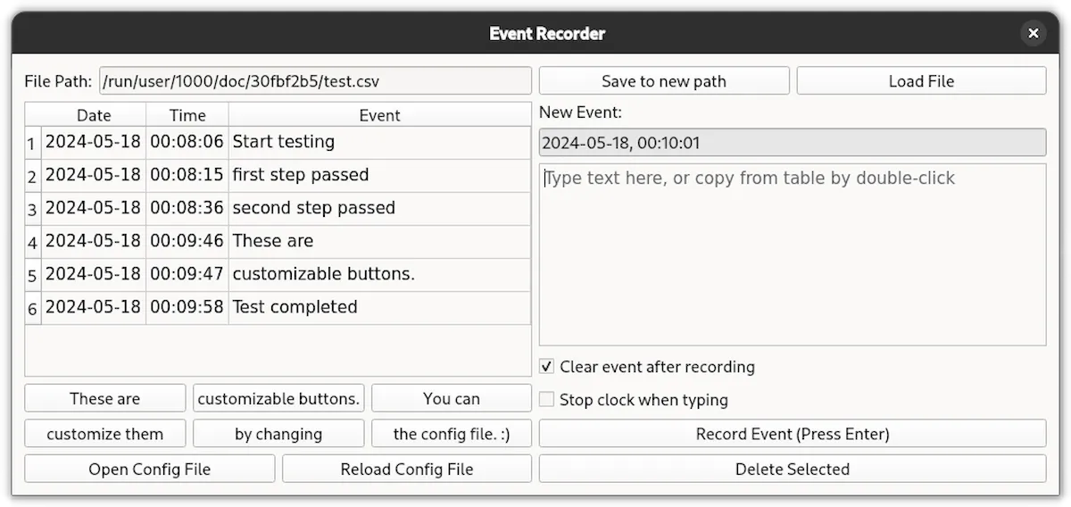 Como instalar o EventRecorder no Linux via Flatpak