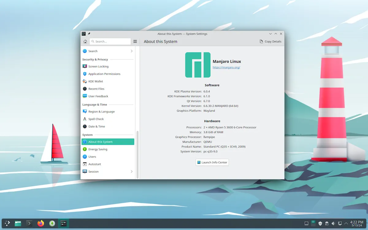 Manjaro 24 lançado com o Plasma 6, GNOME 46, LXQt 2, e mais