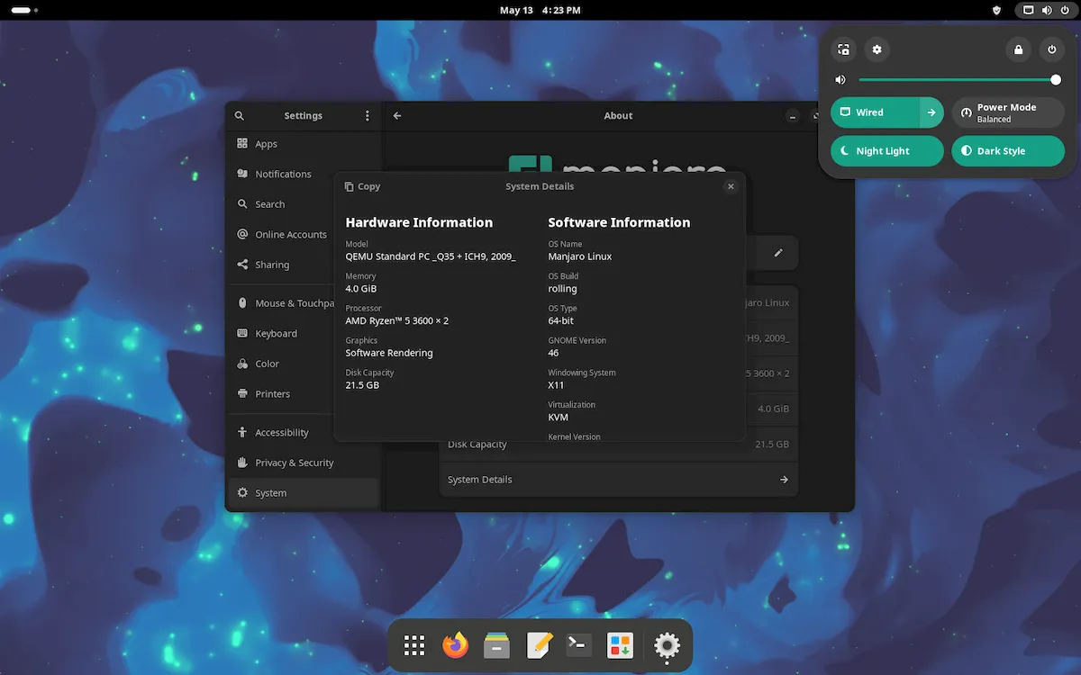 Manjaro 24 lançado com o Plasma 6, GNOME 46, LXQt 2, e mais