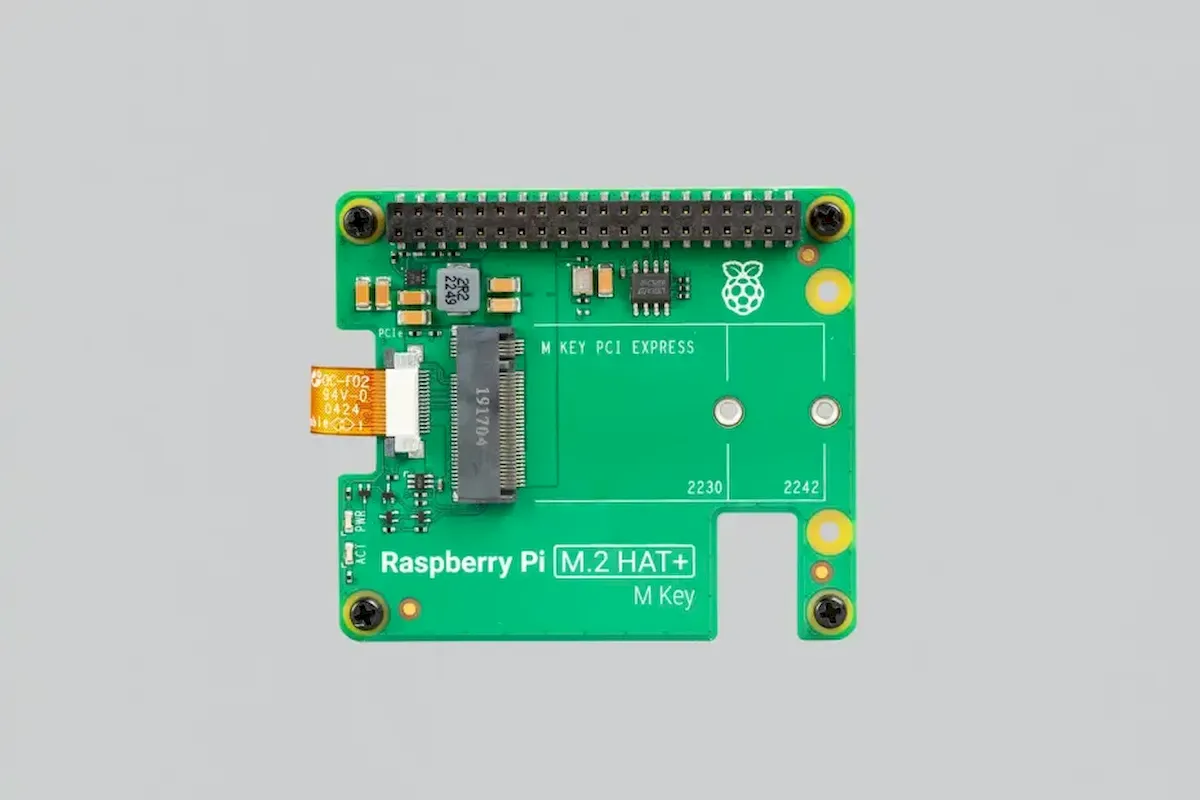 Raspberry Pi 5 M.2 HAT oficial já está disponível para compra