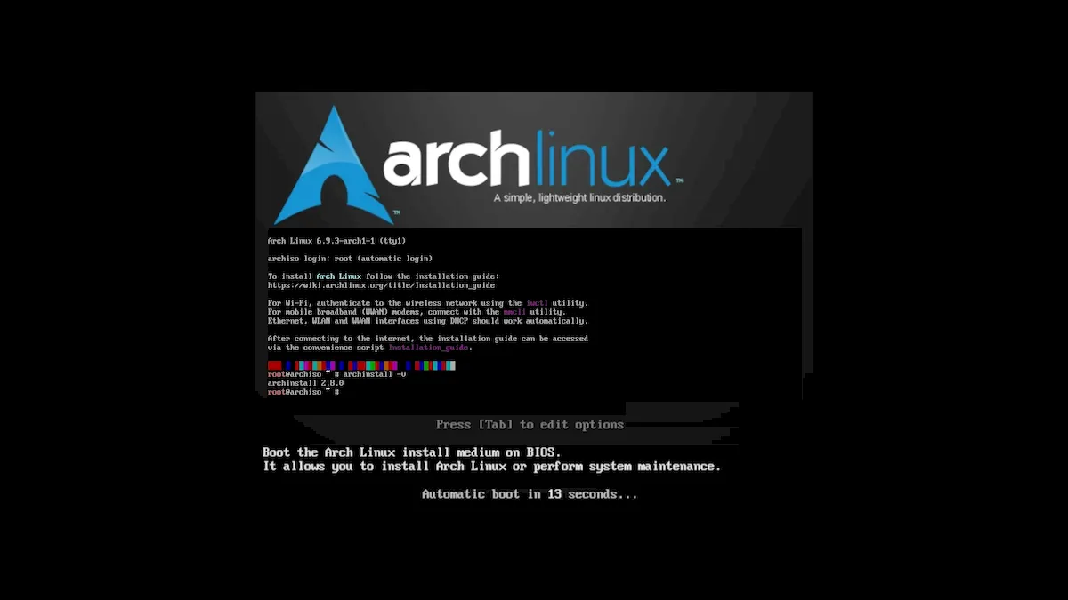 Arch Linux 2024.06.01 lançado com o kernel 6.9.3 por padrão