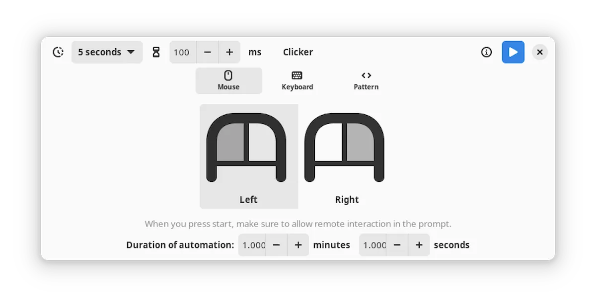 Como instalar o Clicker no Linux via Flatpak