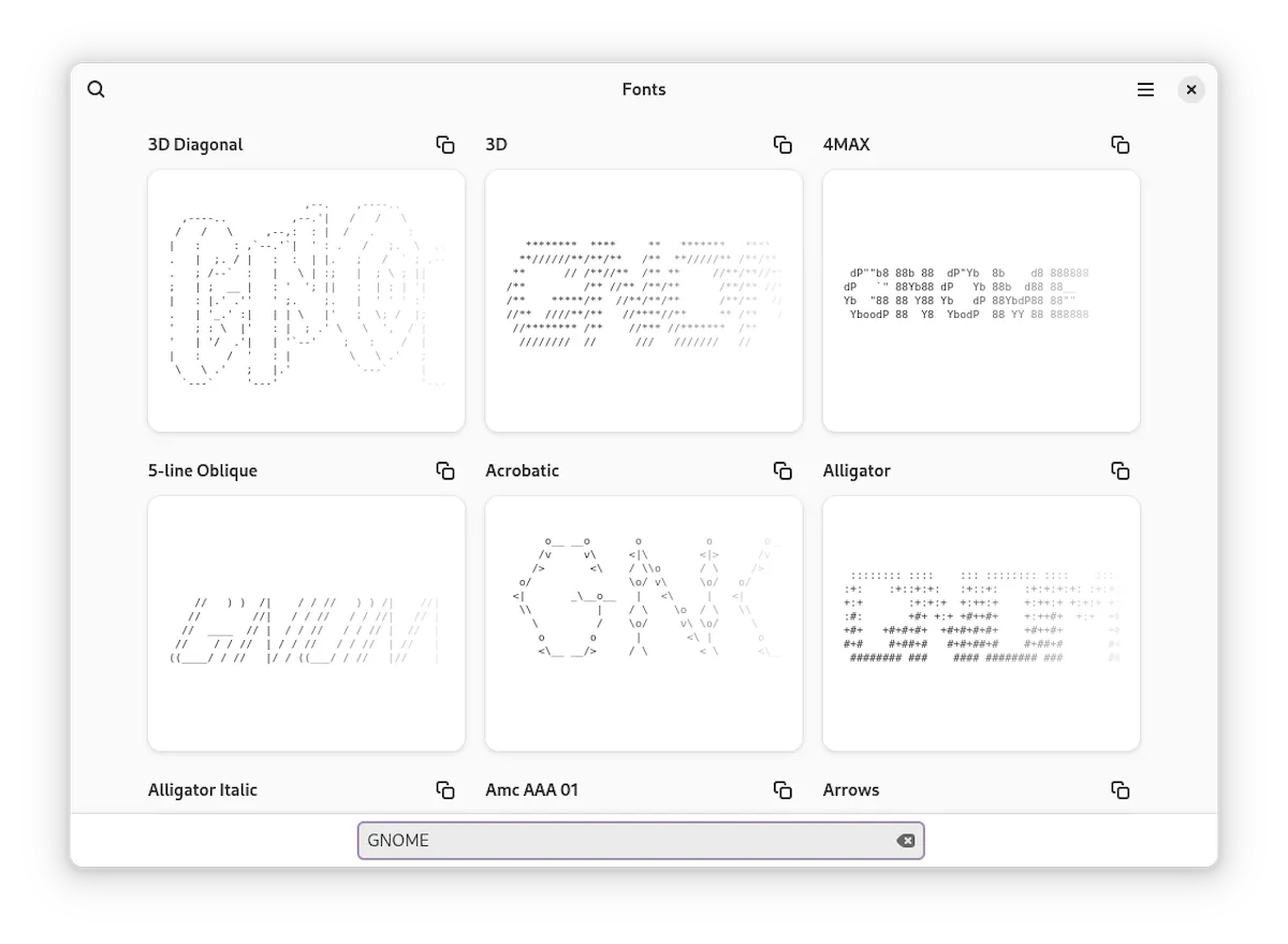 Como instalar o conversor ASCII Calligraphy no Linux via Flatpak