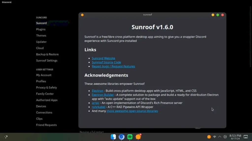 Como instalar o Sunroof no Linux via Flatpak