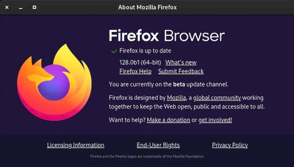 Firefox 128 beta lançado com a nova limpeza de dados do usuário