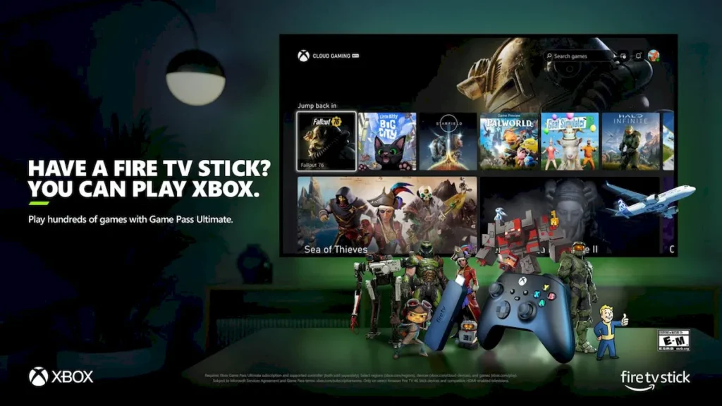 Jogos em nuvem do Xbox chegarão ao Fire TV Stick 4K e 4K Max