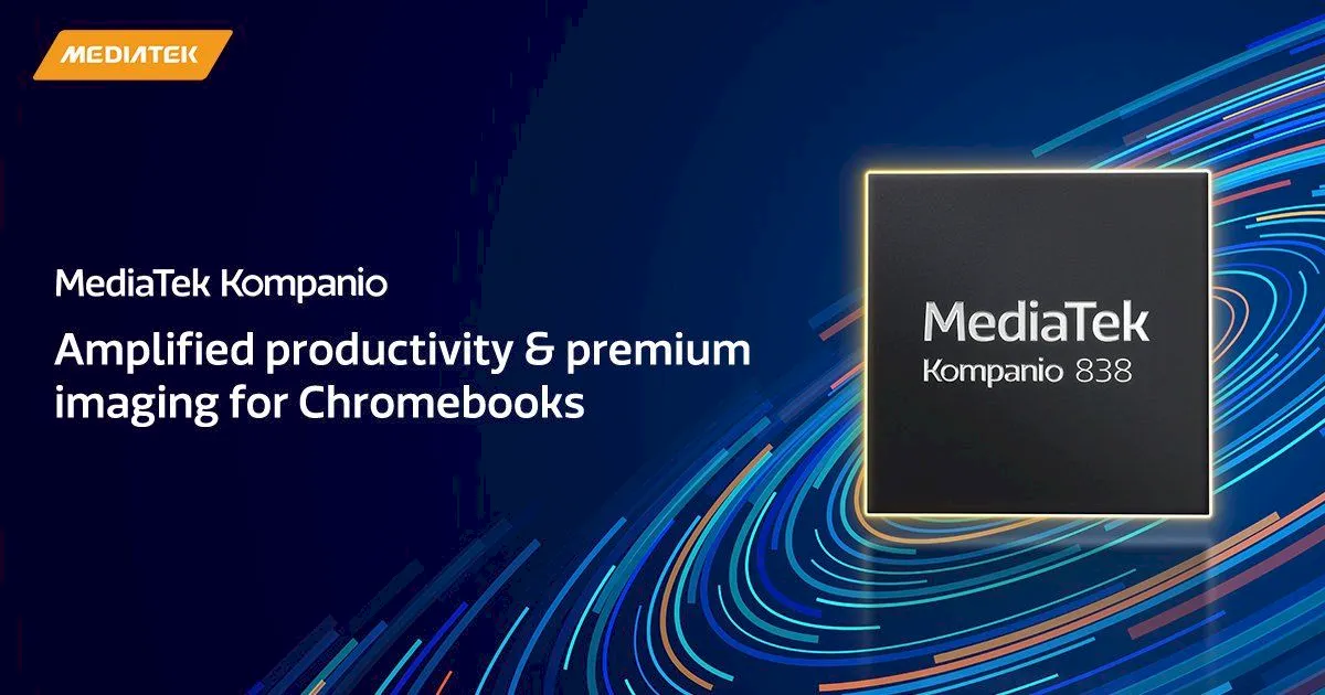 MediaTek Kompanio 838, um chip para Chromebooks premium