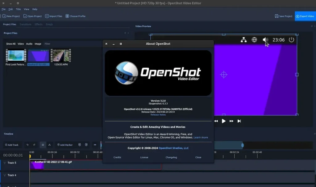 OpenShot 3.2 lançado com recurso de remoção de lacunas, e mais