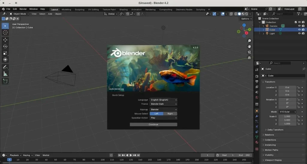 Blender 4.2 lançado com aceleração de GPU por padrão para AMD