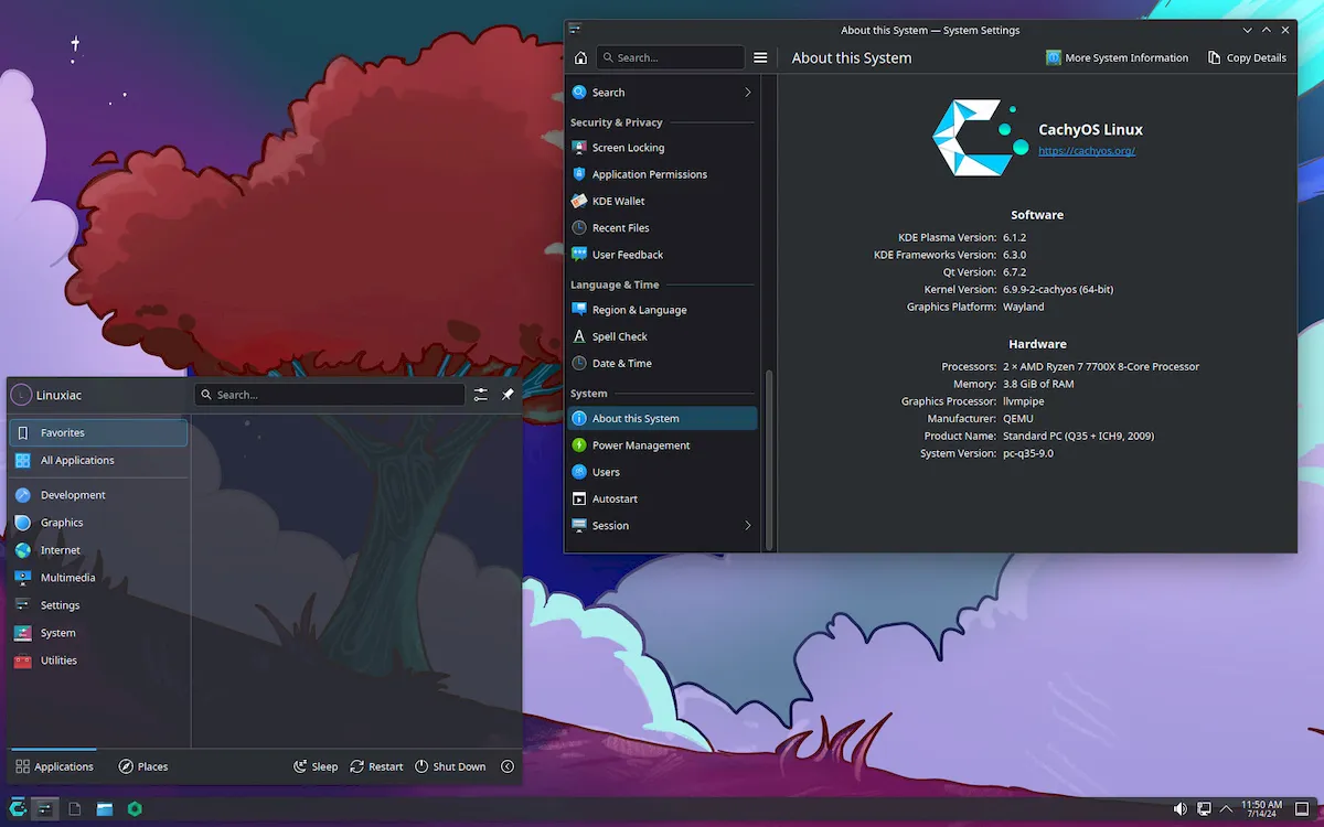 CachyOS 240714 lançado com novos recursos, correções, e mais
