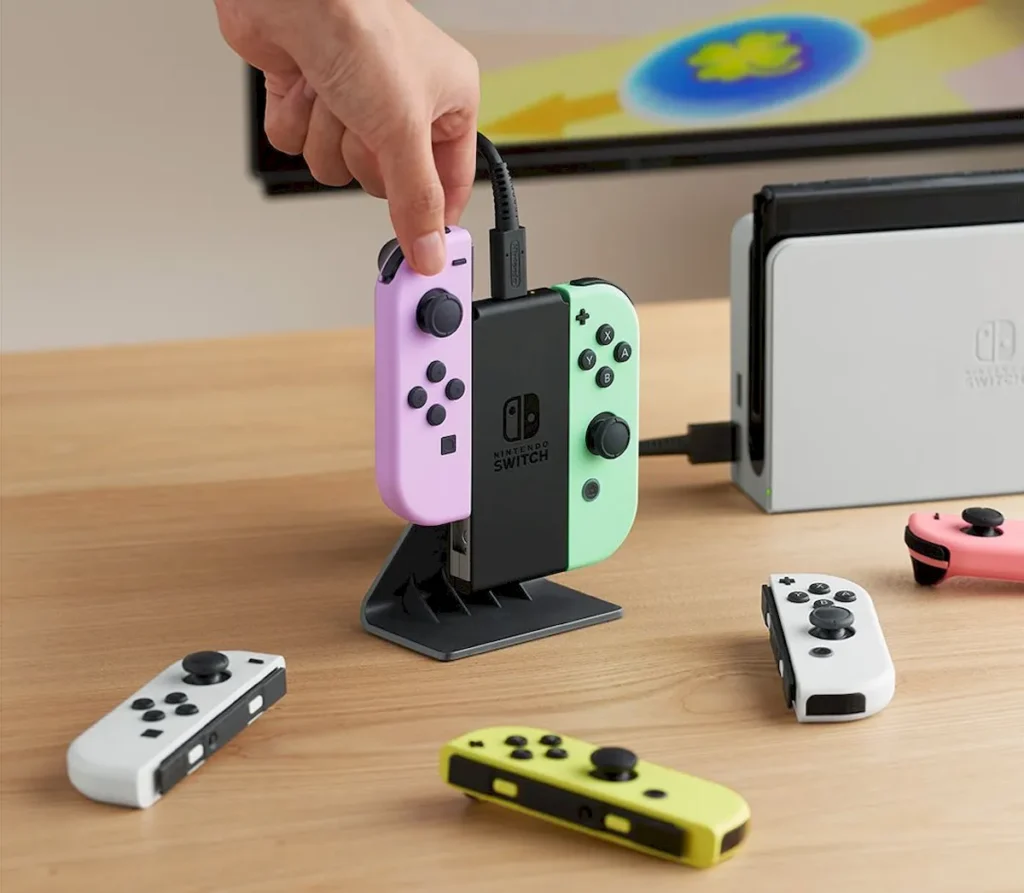 Carregador para os controladores do Switch chegará em outubro