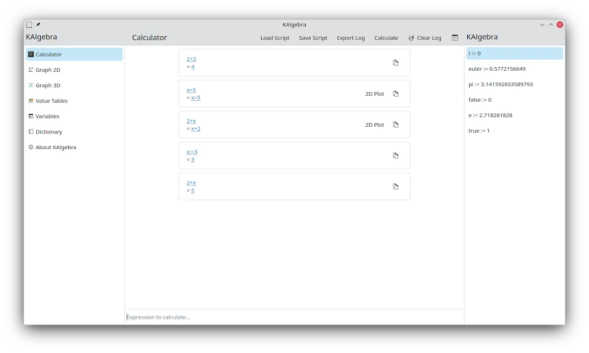 Como instalar a calculadora KAlgebra no Linux via Flatpak