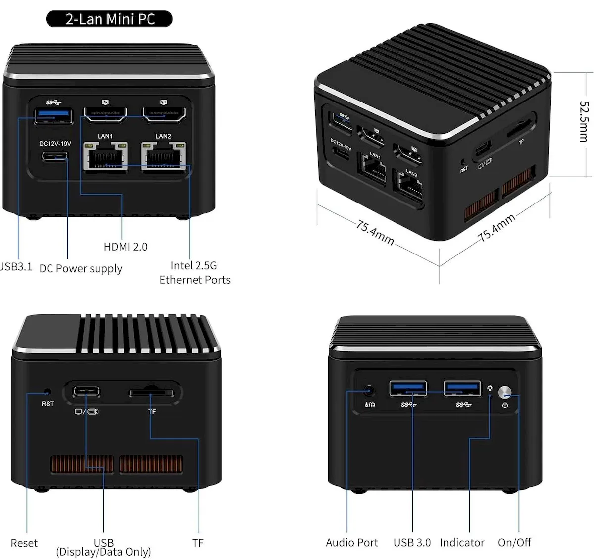 Conheça alguns mini PCs de 3 polegadas com Intel Alder Lake-N