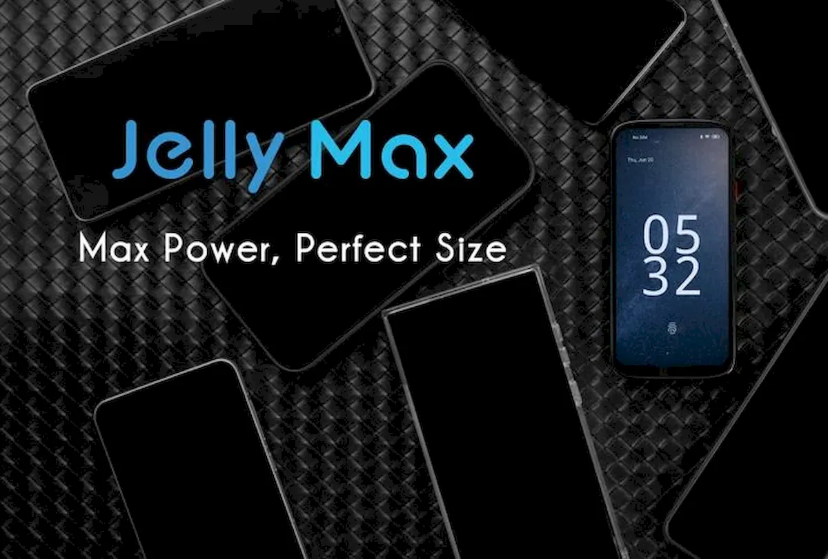 Jelly Max, um smartphone grande para ser usado com uma só mão