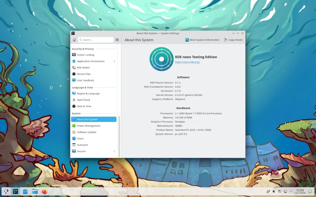 KDE Plasma 6.1.2 lançado com várias correções de bugs, e mais