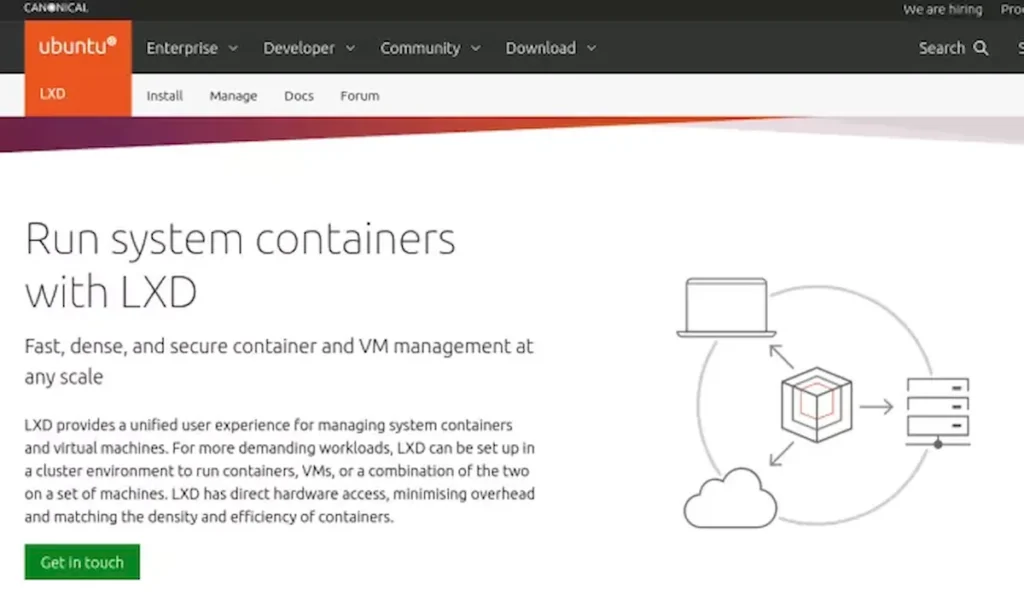 LXD 6.1 lançado com melhorias e correções