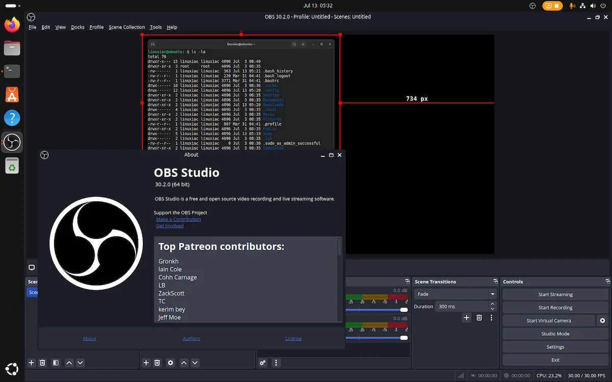 OBS Studio 30.2 lançado com melhorias e novos recursos, e mais