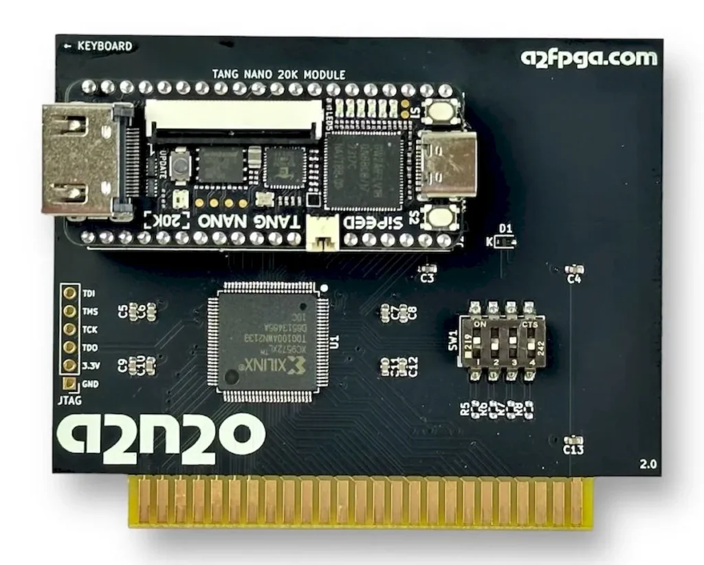 A2FPGA, um módulo que permite conectar o Apple II nas telas atuais