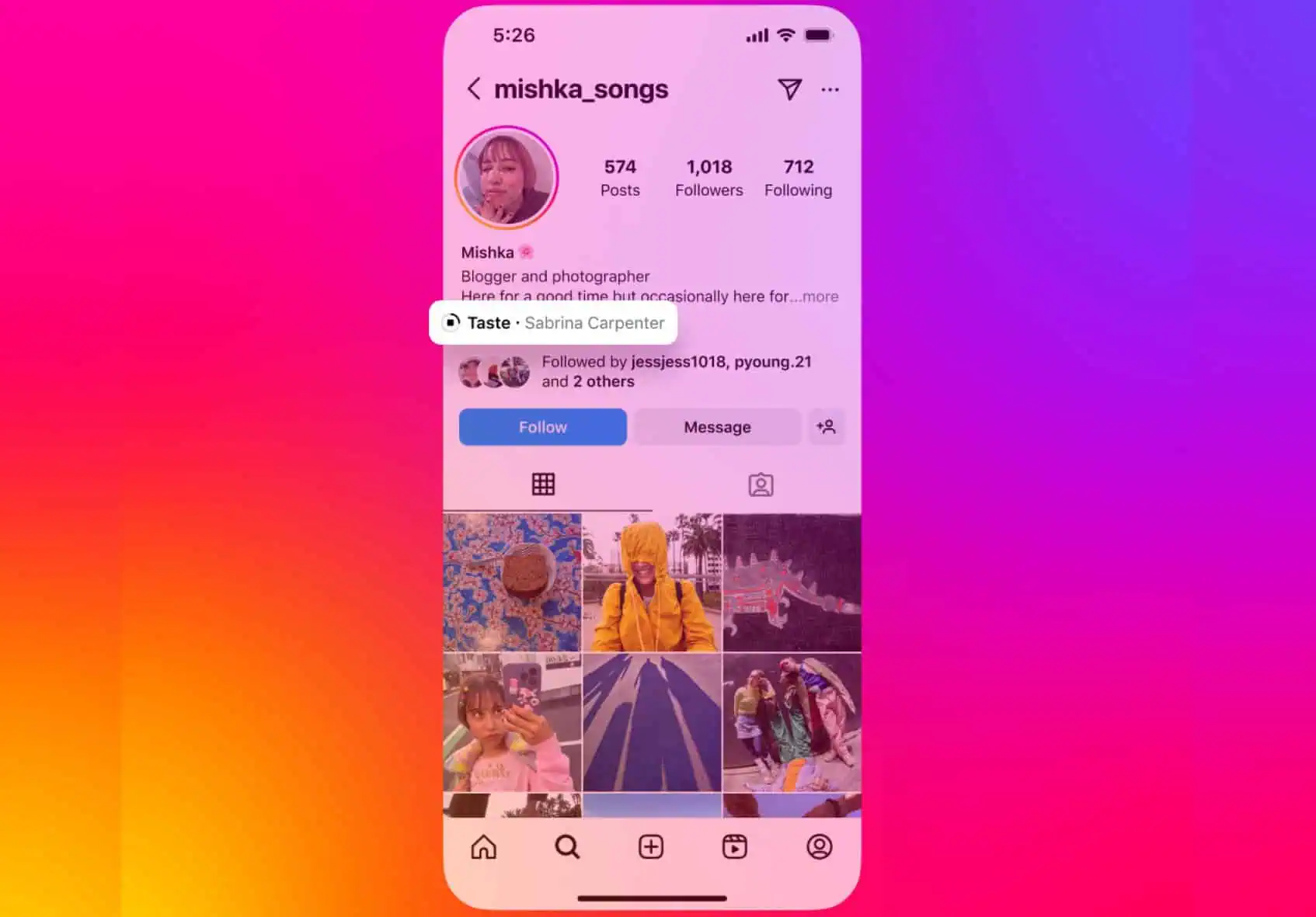 Agora você pode adicionar músicas ao seu perfil Instagram