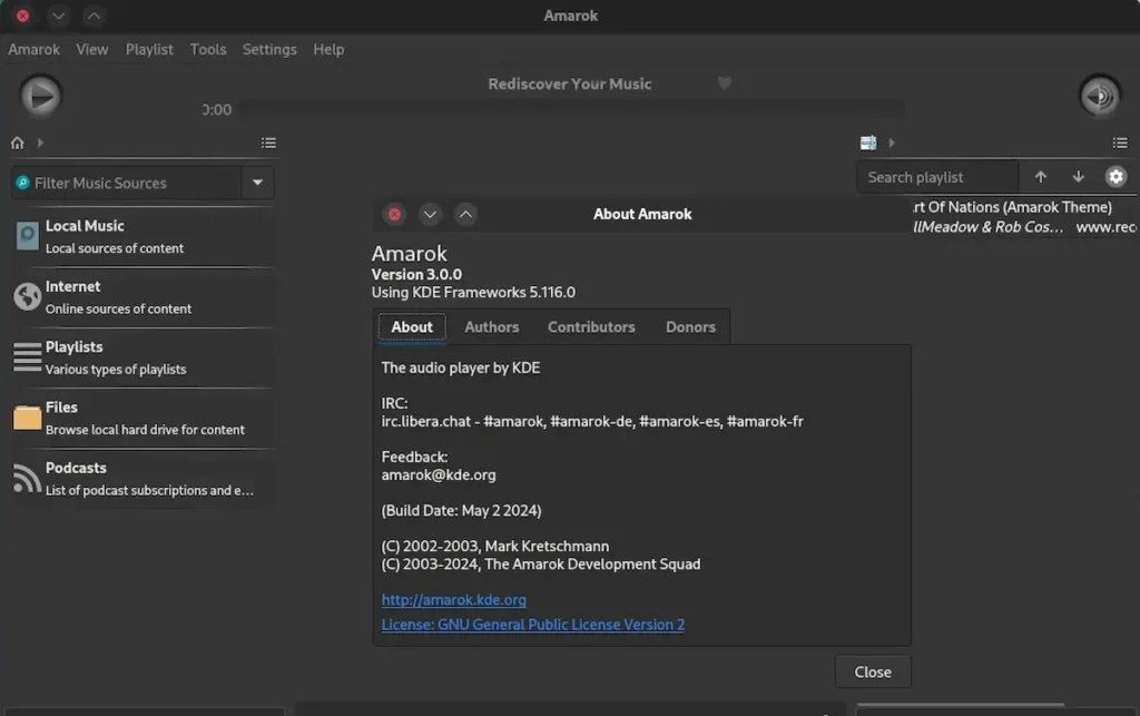 Amarok 3.1 lançado com plugin Last.fm atualizado, e mais