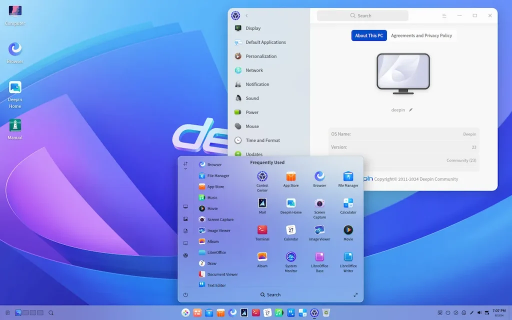 Deepin 23 lançado com inúmeras melhorias funcionais