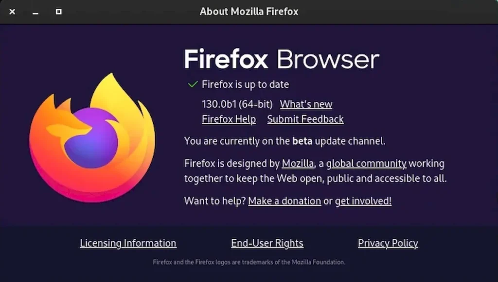 Firefox 130 beta lançado com animações de rolagem no Linux