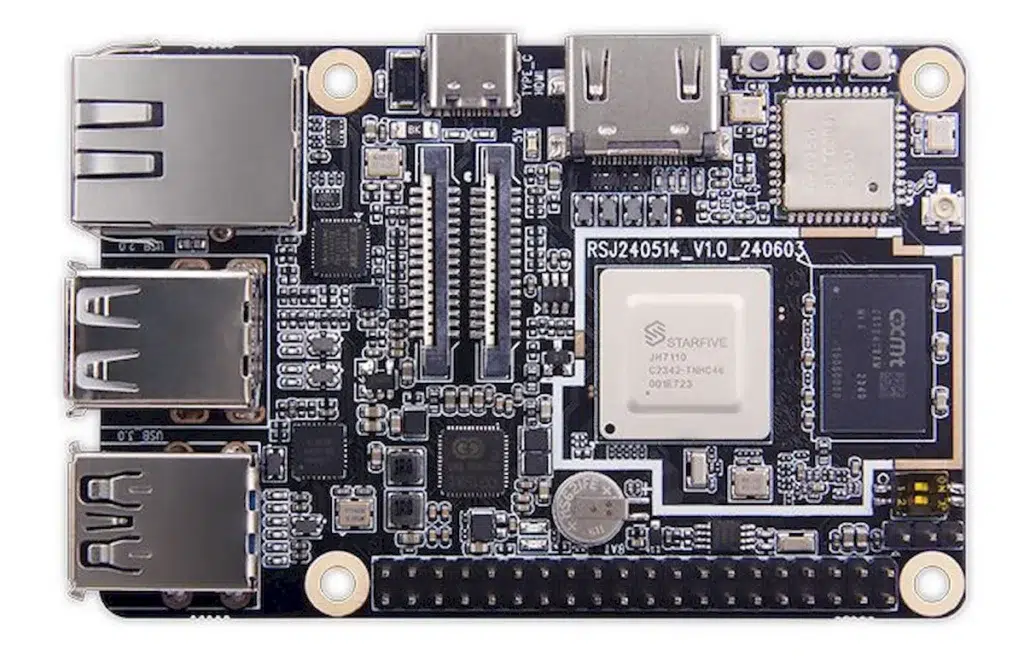 Geniatech XPI-7110, um clone do RPi com chip StarFive JH7110