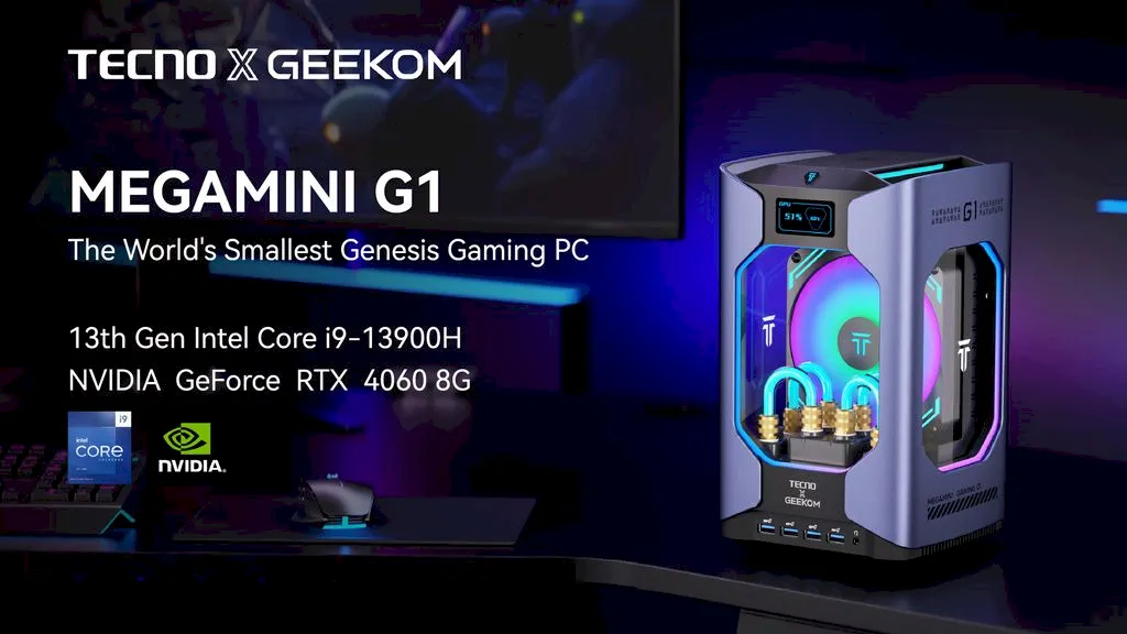 Mini PC gamer MEGAMINI G1 estará em pré-encomenda em breve