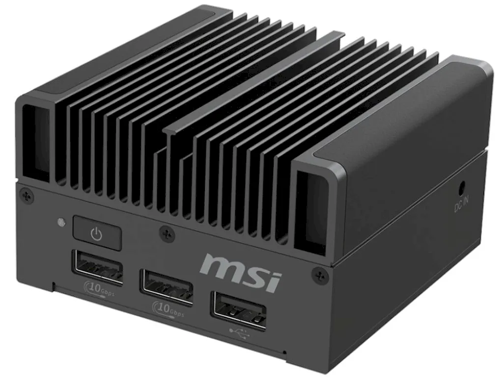 MSI MS-C918S, um mini PC fanless com Intel N100 e dual display