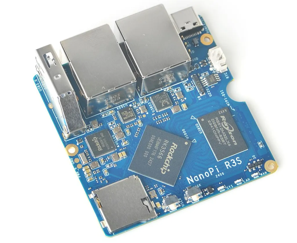 NanoPi R3S, um PC de placa única com chip RK3566 e sem HDMI