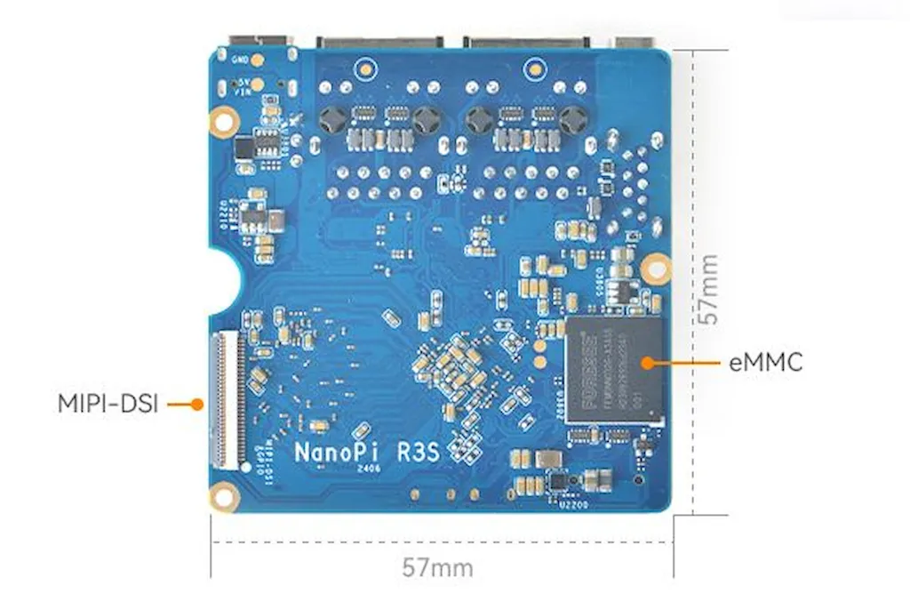 NanoPi R3S, um PC de placa única com chip RK3566 e sem HDMI