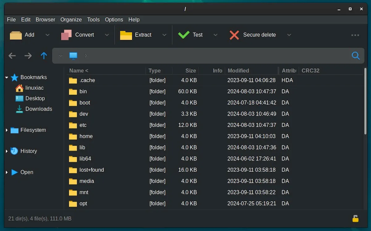 PeaZip 9.9 lançado com recursos de arrastar e soltar, e mais