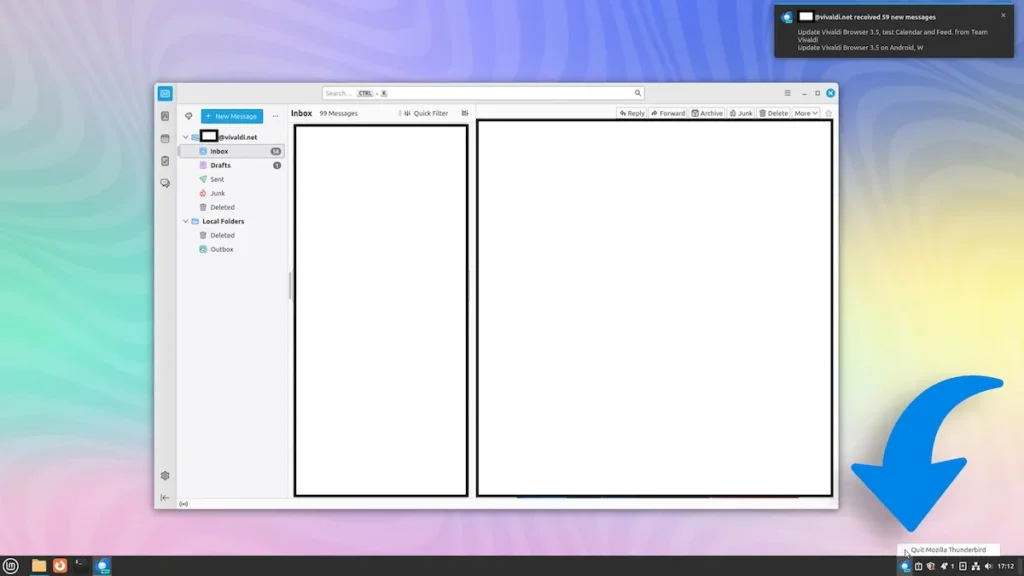 Thunderbird 130 Beta lançado com ícone de bandeja para Linux