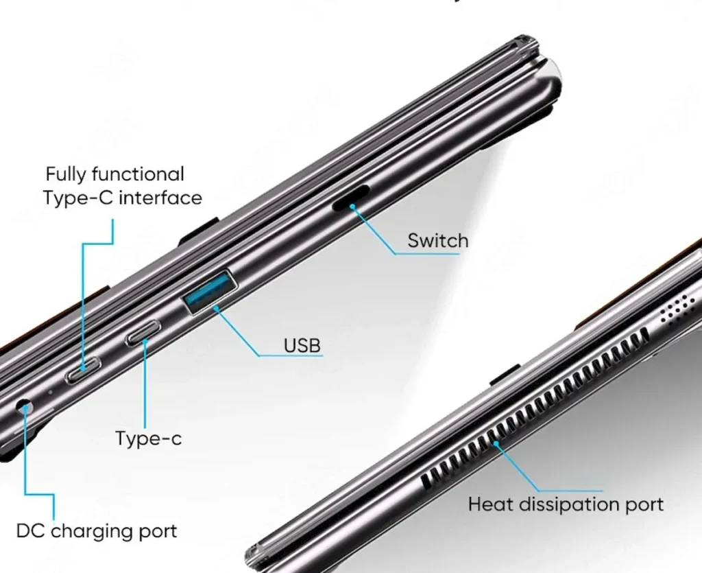 Topton 2 Screen Laptop, um laptop de tela dupla com Intel Core i3