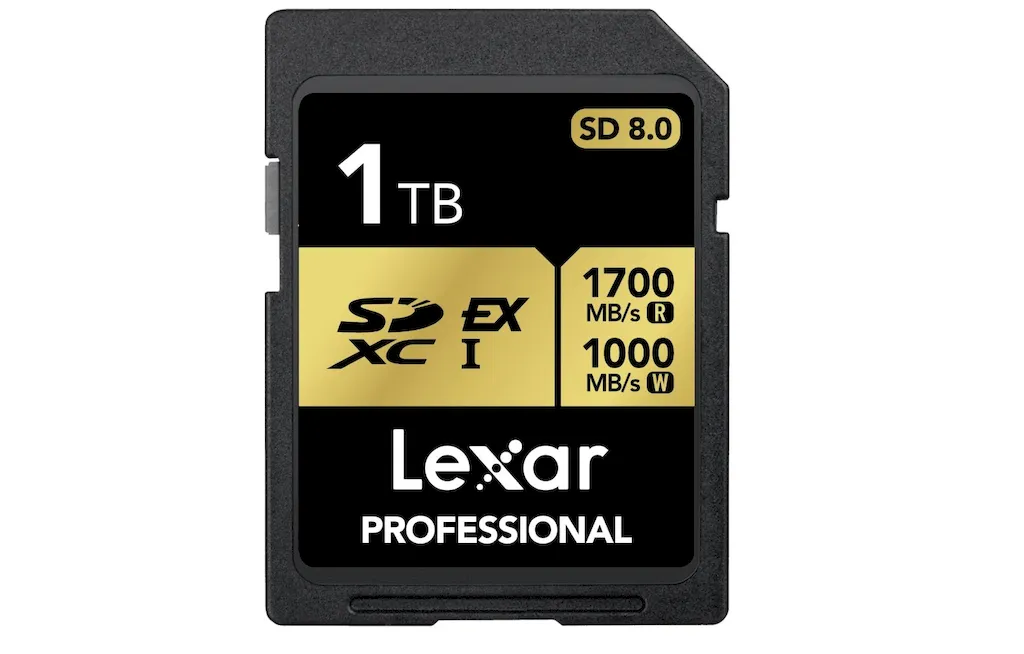 Cartão SD 8.0 da Lexar atinge velocidades de até 1700 MB/s