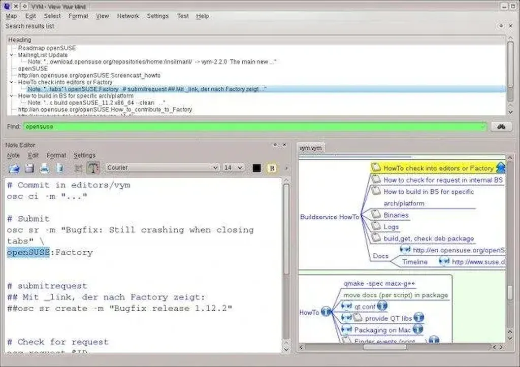 Como instalar o editor de mapas mentais VYM no Linux via Flatpak